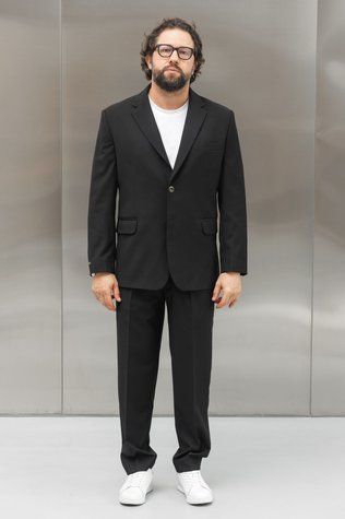 Bryne wool pants black 46