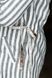 Alicante linen jacket gray stripped 46
