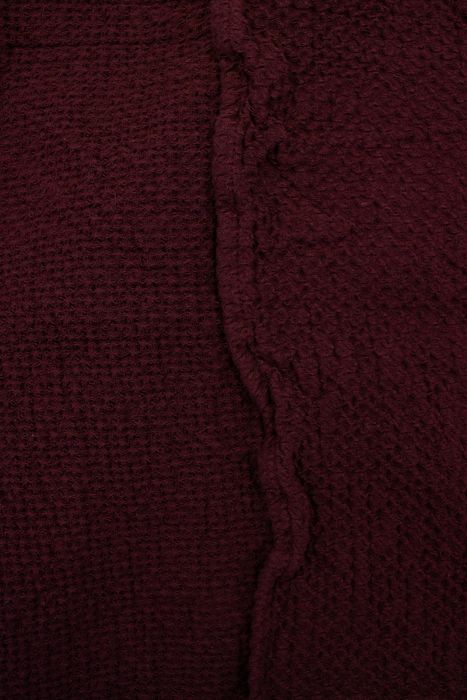 Linen bath towel Souffle burgundy 150x80