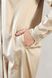 Leiria satin dress beige 48