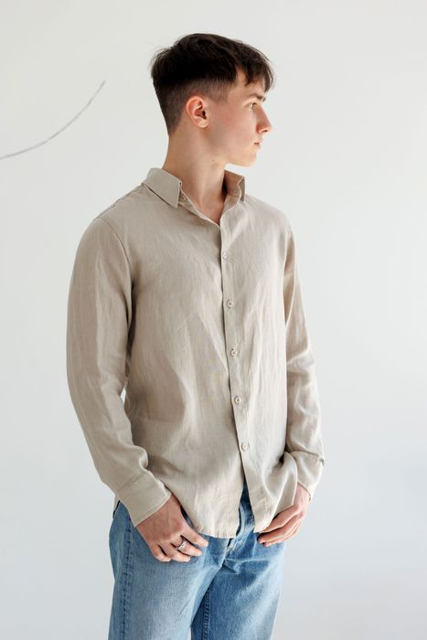 Lincoln linen shirt beige 46