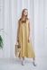 Novaro linen dress mustard 42