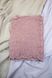 Waffle linen bath towel pastel pink 50x90