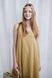 Novaro linen dress mustard 42