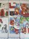Kitchen towel set Christmas cats 1 gray-blue