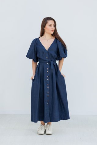 Montgomery dress dark blue 42