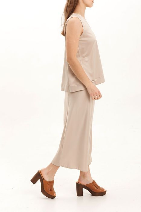 Almada satin skirt beige 42