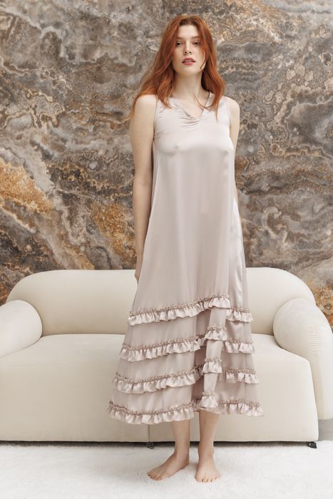 Chambery satin dress