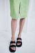 Livorno linen dress light green 42