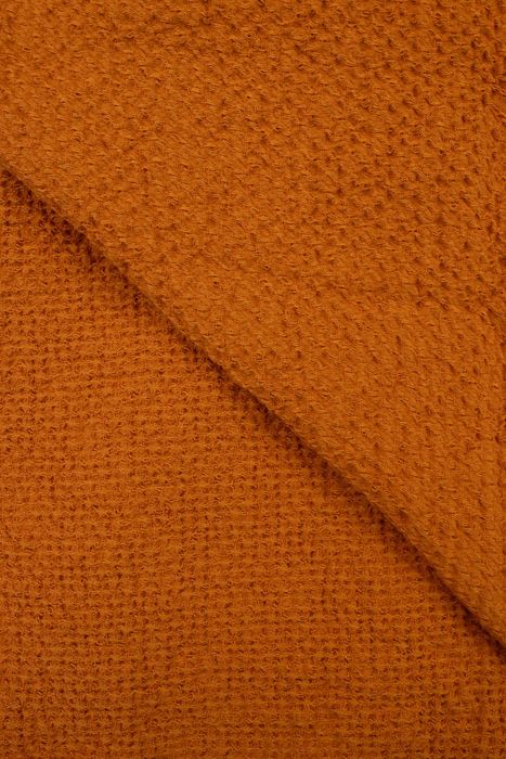 Linen bath towel Souffle carrot 150x80