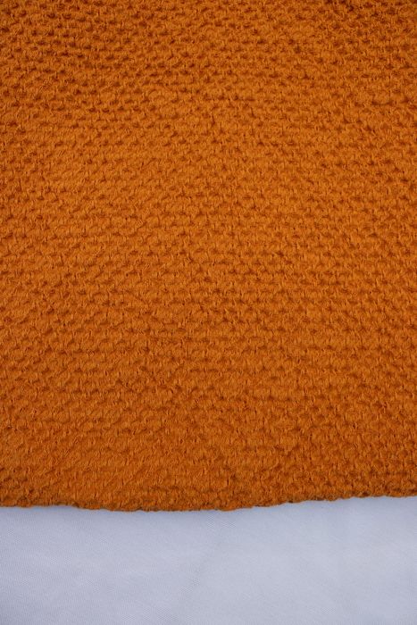 Linen bath towel Souffle carrot 150x80