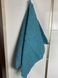 Waffle linen bath towel turquoise 50x70