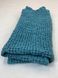 Waffle linen bath towel turquoise 50x70