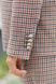 Barcelona wool blazer burgundy-blue checkered 52