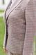 Barcelona wool blazer burgundy-blue checkered 52