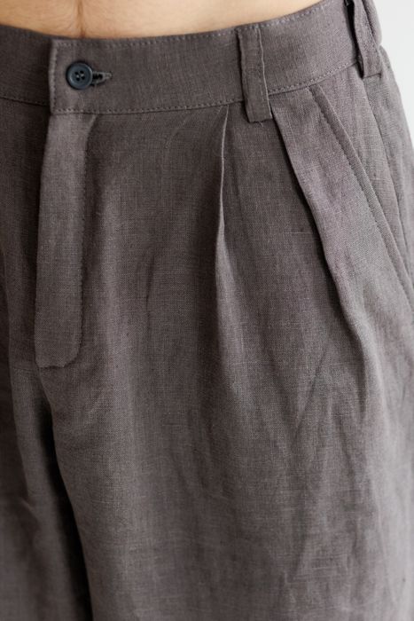 Denpasar linen pants gray 46